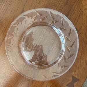 Coca Cola Embossed Glass Plate